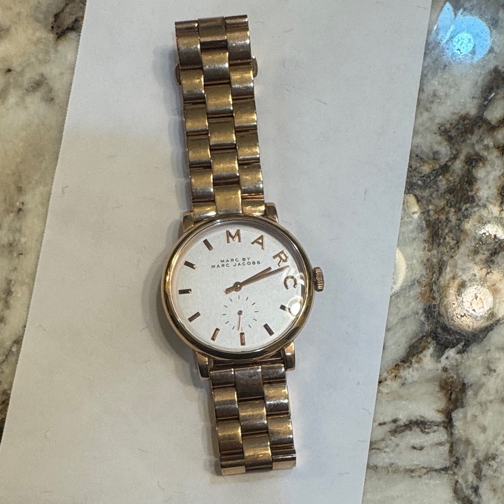 Marc Jacobs Rose Gold Men's Watch